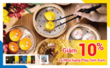 Nhà Hàng Play Dim Sum giảm đến 10% cho chủ thẻ Nam Á Bank