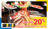 Thái BBQ & Lẩu Thái Lan giảm đến 20% cho chủ thẻ Nam Á Bank